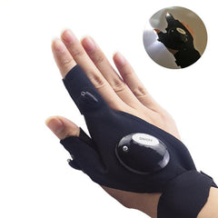 Magic Strap Finger Flashlight Glove