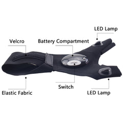 Magic Strap Finger Flashlight Glove