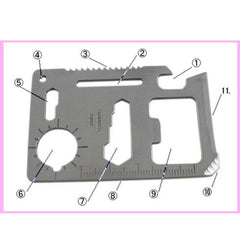 11 In 1 Credit Card Survival Tool